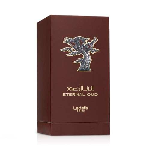 Lattafa Pride Eternal Oud Unisex Eau de Parfum Spray 3.4 Fl Oz - Amber Fragrance