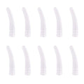 100 Pcs Clear Tweezer Point Protectors Cap Tweezer Tip Protective Covers Stopper