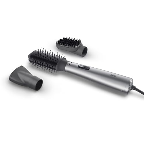 Braun Wet-to-Dry Hot Air Styler with 3 Attachments - Silver, 3 Pack