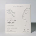 Mount Lai Berry Bounce Overnight Face and Neck Lifting Collagen Mask - 4 Pack with Hyaluronic Acid, Tremella Mushroom & Goji Berry for Plump, Firm Skin Appearance from Face to Decolletage