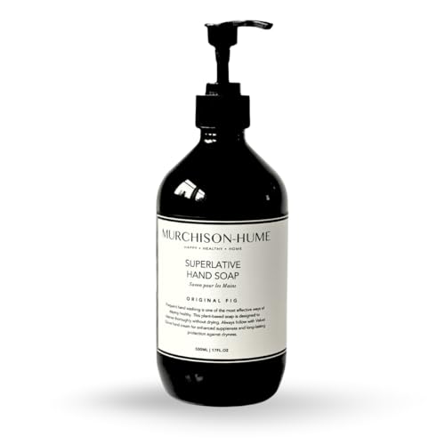 Murchison-Hume Original Fig Liquid Hand Soap 17 Fl Oz Refillable Dispenser - Plant-Based, SLS & Paraben-Free