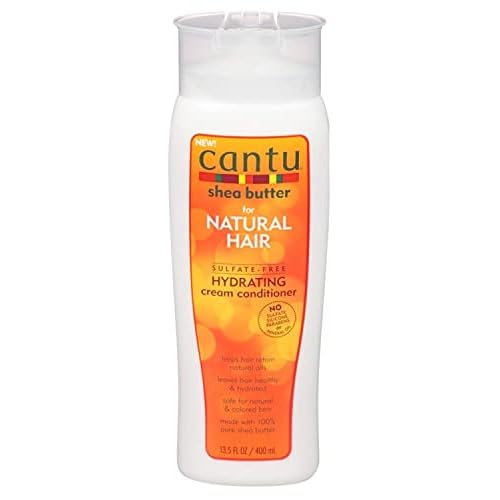 Cantu Natural Hair Conditioner Hydrating (Sulfate-Free) 13.5 Ounce (Pack of 3)