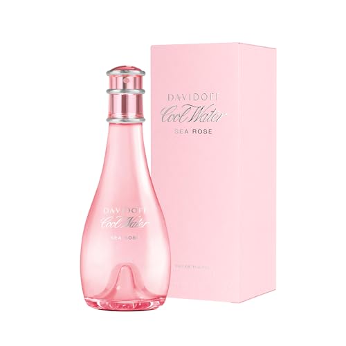 Davidoff Cool Water Sea Rose Eau de Toilette 3.3 Fl Oz - Floral Perfume for Women - Long-Lasting Fragrance with Nashi Pear & Peony