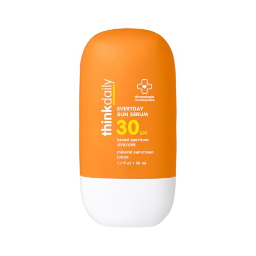 Mineral Sunscreen Serum SPF 30 Face Sunscreen with Zinc Oxide, Vegan & Reef-Friendly