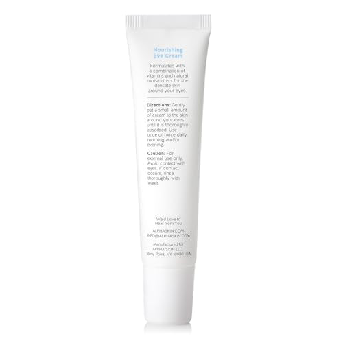 Nourishing Eye Cream with Hyaluronic Acid for Anti-Aging & Hydration - 0.75 Oz