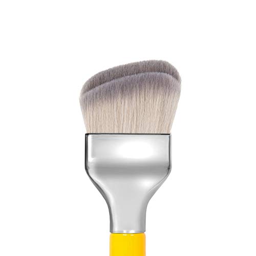 Professional Makeup Brush - Large Slanted Double Dome Blender, Vegan Synthetic Fibers