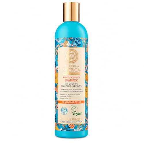 Organic Sea Buckthorn Shampoo for Normal to Dry Hair - 400ml Natural Nourishing Hair Care
