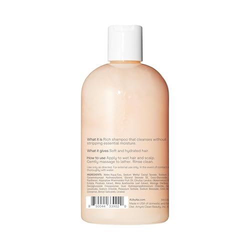 4U by Tia Sulfate-Free Moisturizing Curly Hair Shampoo, 3 Pack / 13 Fl Oz