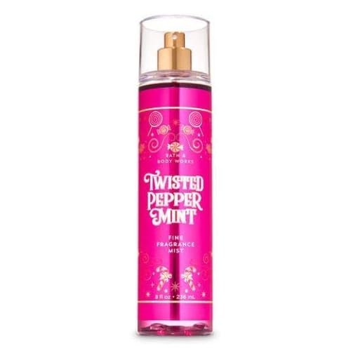 Bath and Body Works - Twisted Peppermint - Fine Fragrance Mist and Ultra Shea Body Cream - Full Size ? Winter 2019