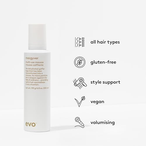 Multi-Use Hair Mousse 6.8 oz - Shape, Volume & Hold for All Hair Types