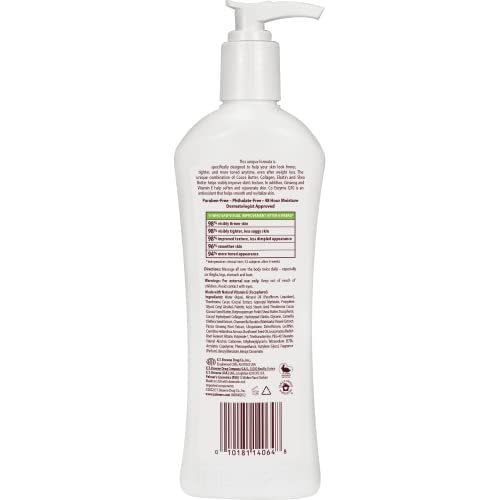 Jergens Skin Firming Body Lotion for Dry to Extra Dry Skin, Skin Tightening Cream with Collagen and Elastin, Dermatologist Tested, Hydralucence Blend Formula, 16.8 Oz