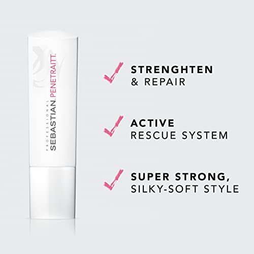 Sebastian Professional Penetraitt Conditioner | Strengthening & Repair | Deep Moisturizing for Dry, Damaged, & Colored Hair