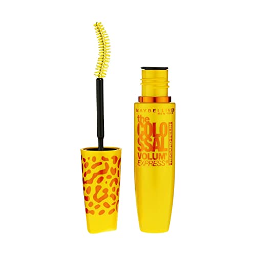 Volum' Express Cat Eyes Mascara with Collagen - Washable, Clump-Free, Black