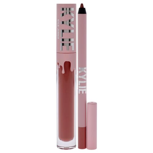 Long Lasting Matte Lipstick & Lip Liner Set - 2 Pc Lip Makeup Kit