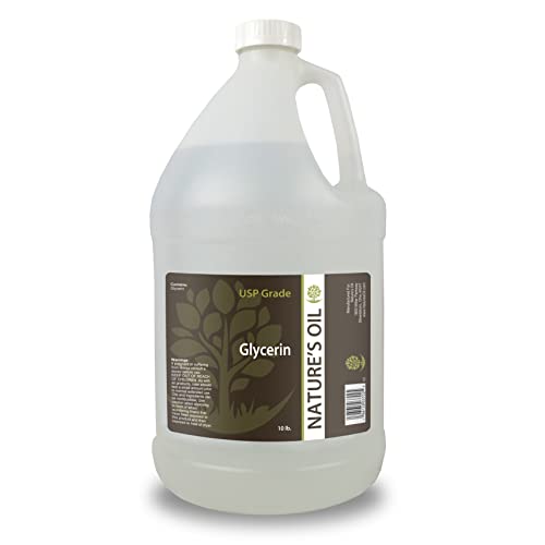 Vegetable Glycerin 99.7% - Food Grade, Kosher & Halal Certified, 10 lbs Gallon