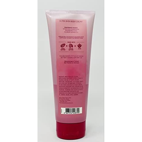 Bath & Body Works Champagne Sprinkles Signature Collection Ultra Shea Body Cream 8 Ounce (Champagne Sprinkles)