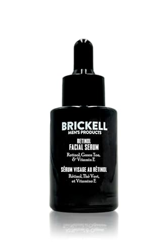 Brickell Retinol Face Serum for Men – Anti-Aging, Hydrating, Fragrance Free 1 oz
