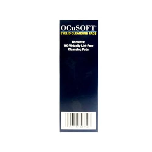 OCuSOFT Dry Replacement Pads for Eyelid Cleansing, 100 Count ? For Use with OCuSOFT Lid Scrub Cleanser (Sold Separately)