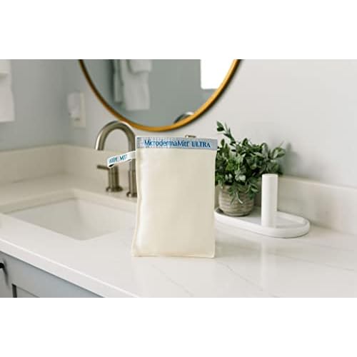 MicrodermaMitt ULTRA Exfoliating Mitt for Body - Premium Deep Exfoliating Body Scrubber Kese Glove ? Keratosis Pilaris, Strawberry Skin Treatment, Reduce Ingrown Hair, Turkish Body Scrubber Exfoliator