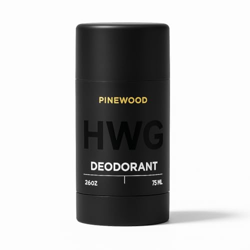 Natural Pinewood Deodorant for Men No Aluminum 2.5oz - Gentle & Long-Lasting