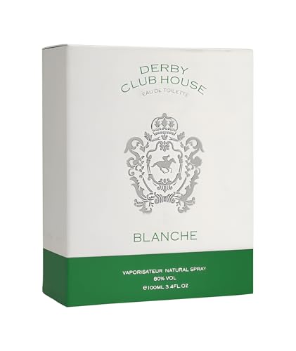 Armaf Derby Club House Blanche Men Eau de Toilette Spray 3.4oz - Fresh Aquatic Scent