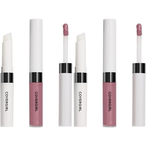 COVERGIRL Outlast All-Day Lip Color With Topcoat, Blushed Mauve (Pack of 2)