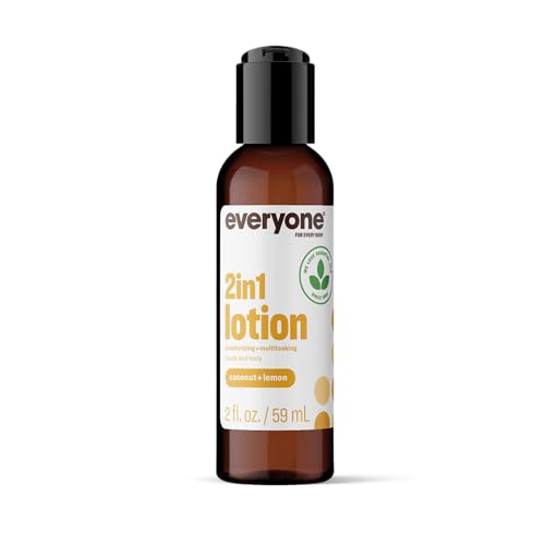 Everyone 2-in-1 Coconut and Lemon Lotion for Hands & Body - Travel Size 2oz - Pack of 12