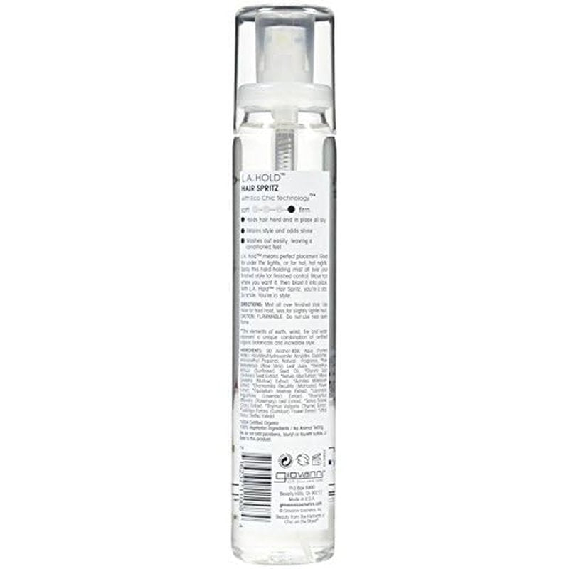 GIOVANNI La Hold Hair Spritz - Strong Hold Hair Spray For Women & Men, Hairspray Extra Hold, Hair Setting Spray For Shine, Volume & Control, Volumizing, Firm Hold - 5 Fl Oz (Pack Of 1)