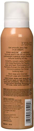 Sally Hansen Airbrush Legs Medium Glow Spray-On Leg Makeup 4.4oz 2 Pack - White Variant