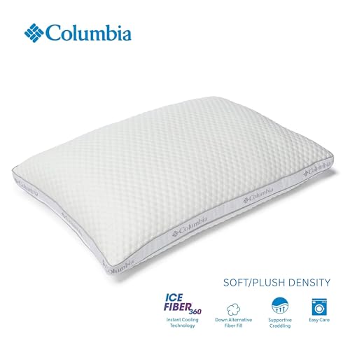 Columbia Ice Fiber Cooling Side Sleeper Pillows 2 Pack - King Variation