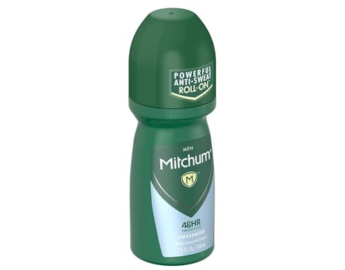 Mitchum Unscented Anti-Perspirant Deodorant Roll-On 3.4 oz Pack of 4