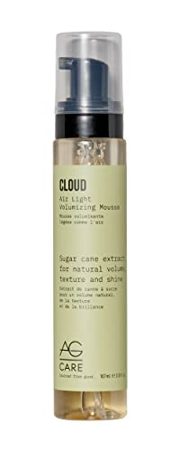 AG Care Cloud Airlight Volumizing Mousse - New Collection, Lightweight, Vegan, Natural Hair Styling Foam