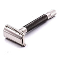Parker Semi-Slant Double Edge Safety Razor - Graphite Finish with 5 Blades