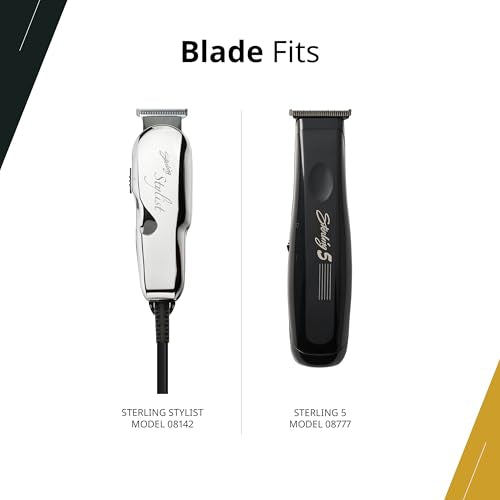 Wahl Professional Adjustable T-Shaped Trimmer Blade, Precision Replacement Blade for Detailer, Hero, and Razor Edger Trimmers