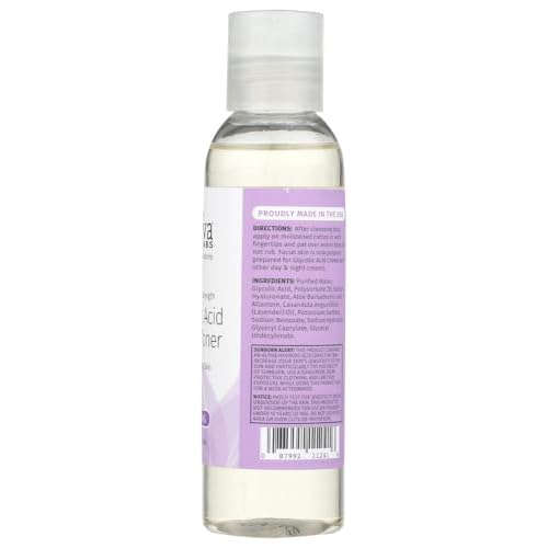 Reviva Labs Glycolic Acid Facial Toner, 4-Ounces (Pack of 2)