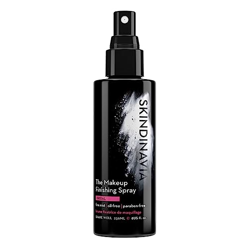 Skindinavia The Makeup Finishing Spray, Bridal Makeup Setting Spray, All-Day Wear, Long-Lasting Up to 16+ Hours, Heat-Resistant & Waterproof, Wedding Day, Bridal Shower Gift, 8.0 Oz