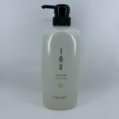 Lebel IAU Serum Cleansing Shampoo for Curly Hair 600ml - Gentle Hair & Scalp Cleanser
