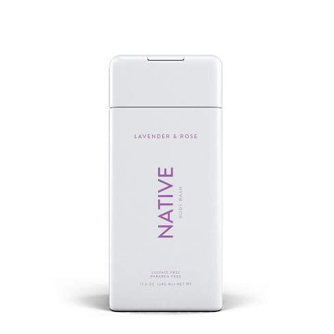 Native Body Wash Lavender & Rose 11.5 oz 2-Pack - Gentle Hydrating Shower Gel