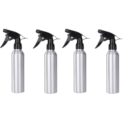 new star tattoo 250ml Empty Aluminum Spray Bottle,2pcs Reliable Sprayer Empty Spray Bottles Atomizer Mist Perfume for Hairdressing Green Soap Flowers Water Sprayer Tool (Pack of 2)
