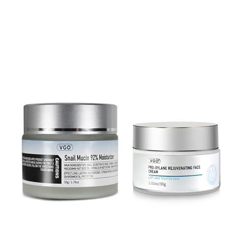 VGO Snail Mucin 92% Daytime Moisturizer 1.76 OZ + Pro-Xylane Active night Cream 1.02 OZ