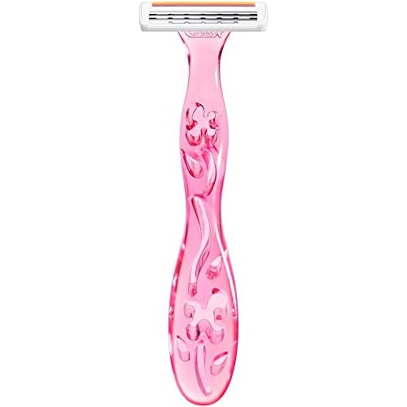 BIC Soleil Simply Smooth Women's Disposable Razors; 3 Blades With Moisture Strip For a Silky Smooth Shave; 10-Count
