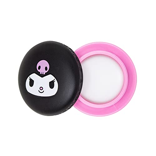 The Cr?me Shop x Kuromi Macaron Lip Balm, Korean Lip Balm with Shea Butter and Vitamin E - Raspberry Cream Puff