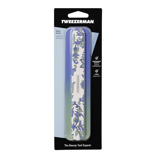 Tweezerman Paisley Nail Files, (Pack of 3)