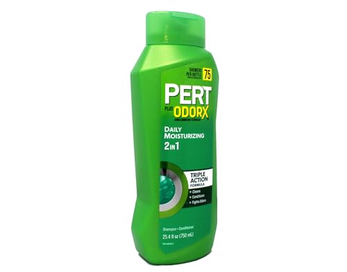Men's 2-in-1 Shampoo and Conditioner for Normal Hair - Medium, 25.4 oz Bottles (Pack of 4)