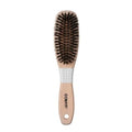 CONAIR Shines & Smoothes Boar Bristle Hair Brush, hairbrush for women, reduce frizz and add shine, natural wood handle, for all hair types