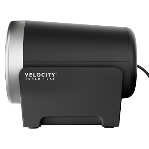 Vornado VC-01 Ceramic Space Heater with Velocity Tuned Heat, 15° Tilt, Quiet Personal & Whole Room Mode - Black