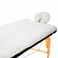 Oudain Fleece Massage Table Pad Set, 76 x 34 Inch Soft and Comfortable Massage Bed Pads, Thick Massage Table Pads Set Includes Pad and Face Rest Cover for SPA, Beauty Salon