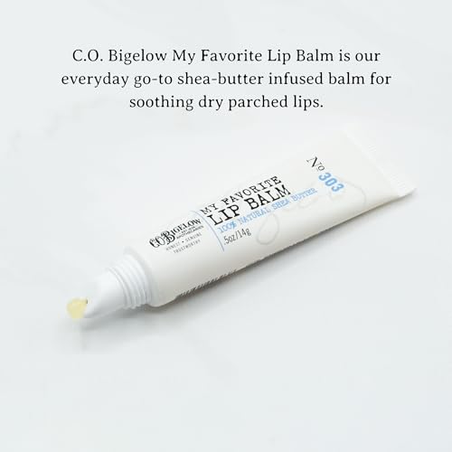 C.O. Bigelow Hydrating Lip Balm Tubes - Pack of 3, Unscented & Natural
