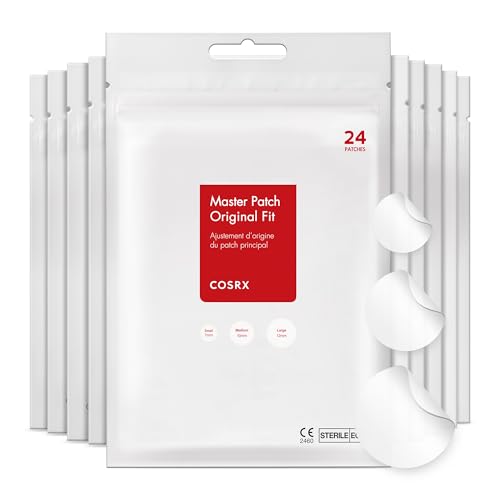 COSRX Acne Pimple Patches 3 Sizes Pack of 240 - Absorbing Hydrocolloid Spot Treatments