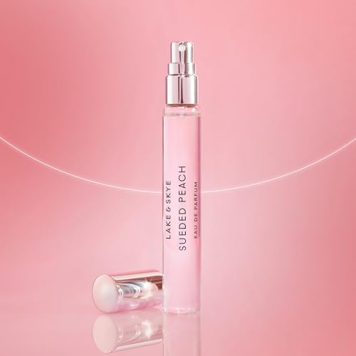 Lake & Skye Sueded Peach Eau de Parfum Purse Spray 0.5 fl oz/15mL - Vegan & Cruelty-Free